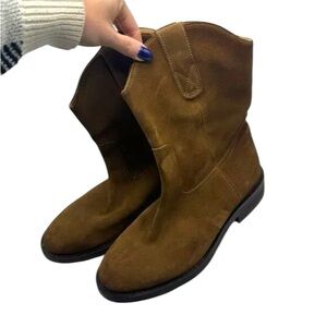 J. Crew Men’s Leather Brown Roper Boots Size 9